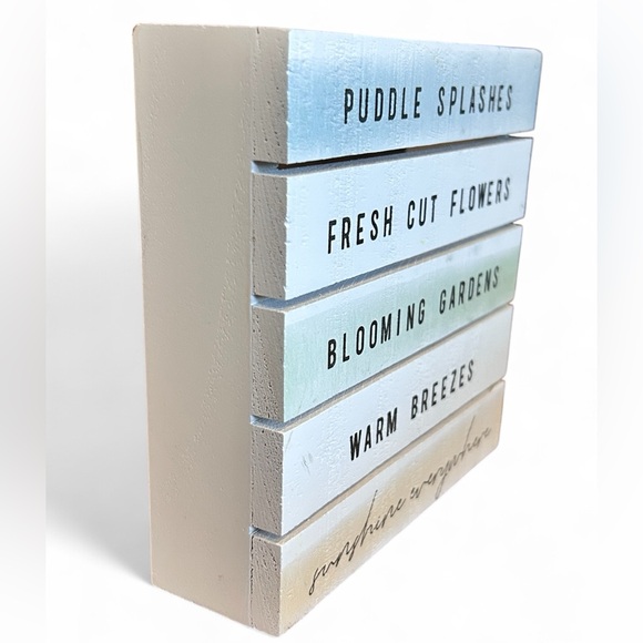 Distressed, Painted, Multi-Colored Pastels, Wooden Sign Decor
New - Picture 2 of 4